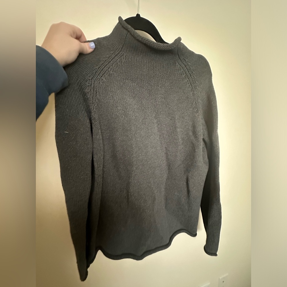 Medium j crew dark grey sweater